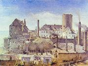 Alfred Rethel auf Burg Wetter oil painting